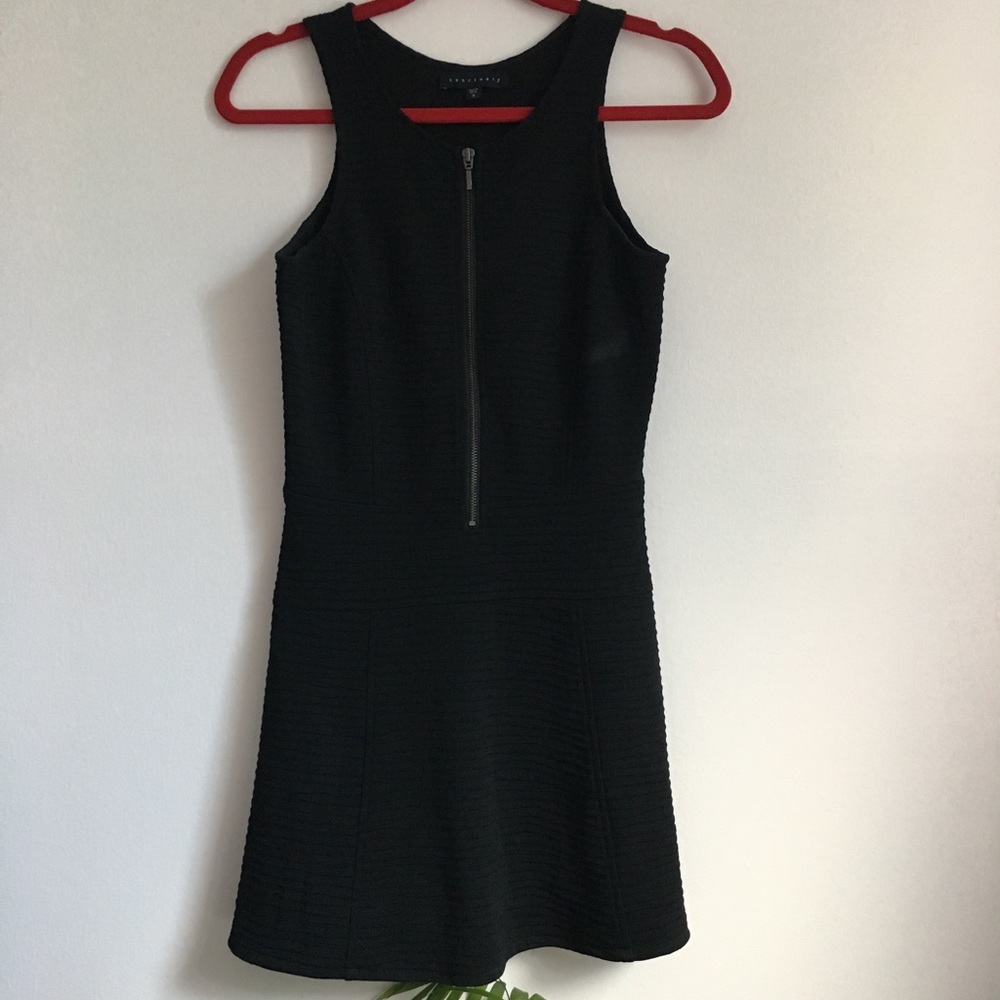 Sanctuary black midi dress